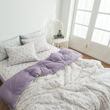 Glory Unbleached Cotton Quilt | 100% Natural Cotton | Corn Fiber Filling | Lightweight and Breathable | Made with Eco-Friendly Materials | Soft and Comfortable | Perfect for Year-Round Use