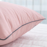 Natural Beauty Pillow Cover | 100% High-Density Cotton | Hypoallergenic and Breathable | Allergy Care | Soft Pastel Tones | Moisture-Wicking and Quick-Drying | Eco-Friendly Material