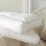 Milk Pillow Alpha | Waterproof Cervical Pillow | Latex Neck Support | 5-Zone Structure for Optimal Comfort | Best-Selling in Korea | Ergonomic Design | Relieves Neck and Spine Stress