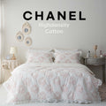 Chanel Pattern Bedding | 100% Modal Fabric | 60-Count High-Density Cotton | Reversible Luxury Quilt | Soft and Breathable Bedding