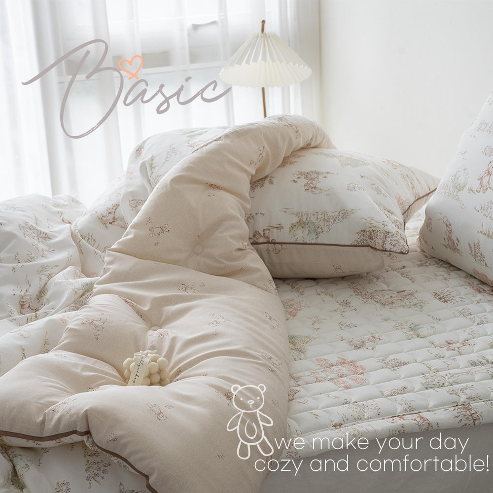 Basic Collagen Modal | Skin-Friendly Fabric | Soft Touch Bedding | Moisture-Retaining Textile | Hypoallergenic Modal Quilt