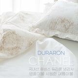 CHANEL COOLING QUILT / Duraron Cooling Blanket / Luxury Chanel Bedding / Summer Quilt Lightweight / Soft and Breathable Fabric / Elegant Floral Design