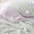 Flower Cooling Quilt /Flower Cooling Quilt / Floral Summer Blanket / Lightweight Cooling Comforter / Breathable Floral Bedding / Soft Cooling Quilt