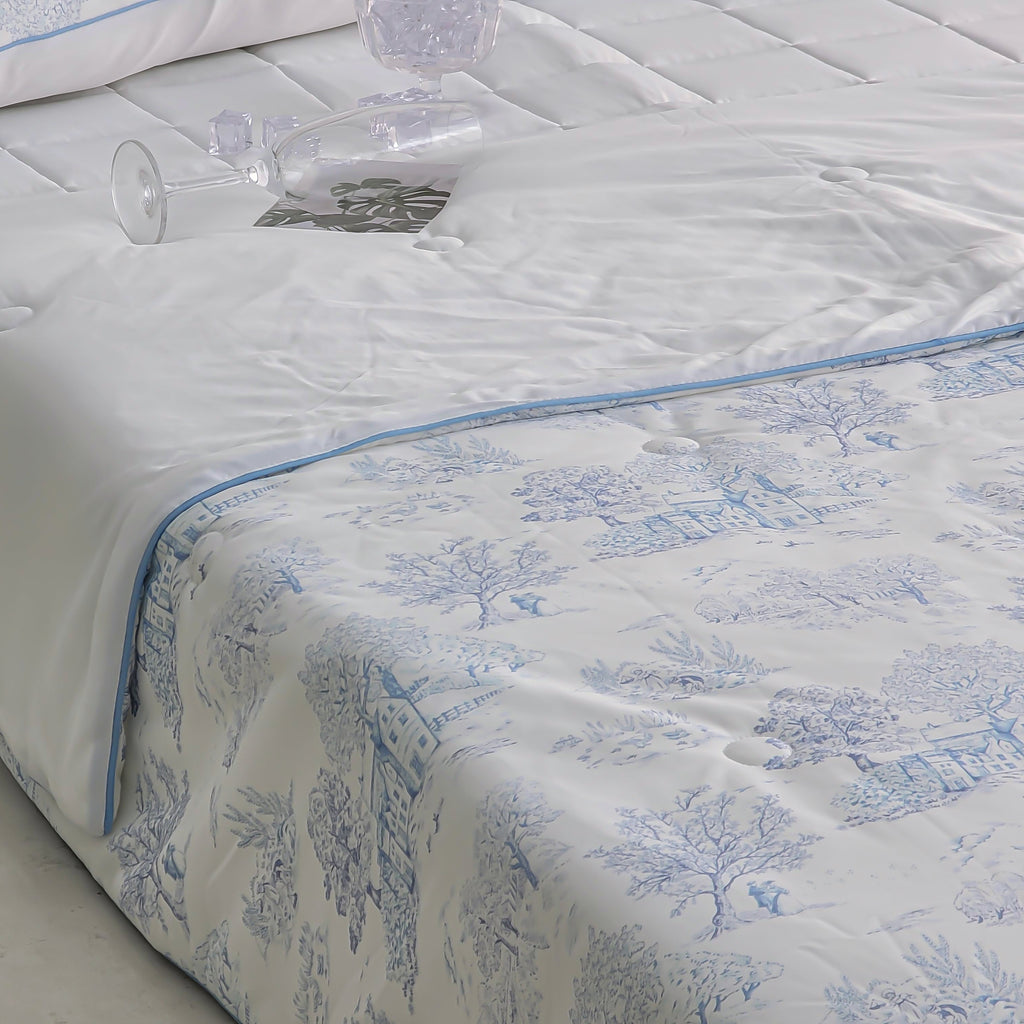 Scenery Cooling Summer Quilt / Landscape Cooling Blanket / Summer Lightweight Blanket / Cool Touch Throw Blanket / Breathable Summer Bedding / Scenery Cooling Cover