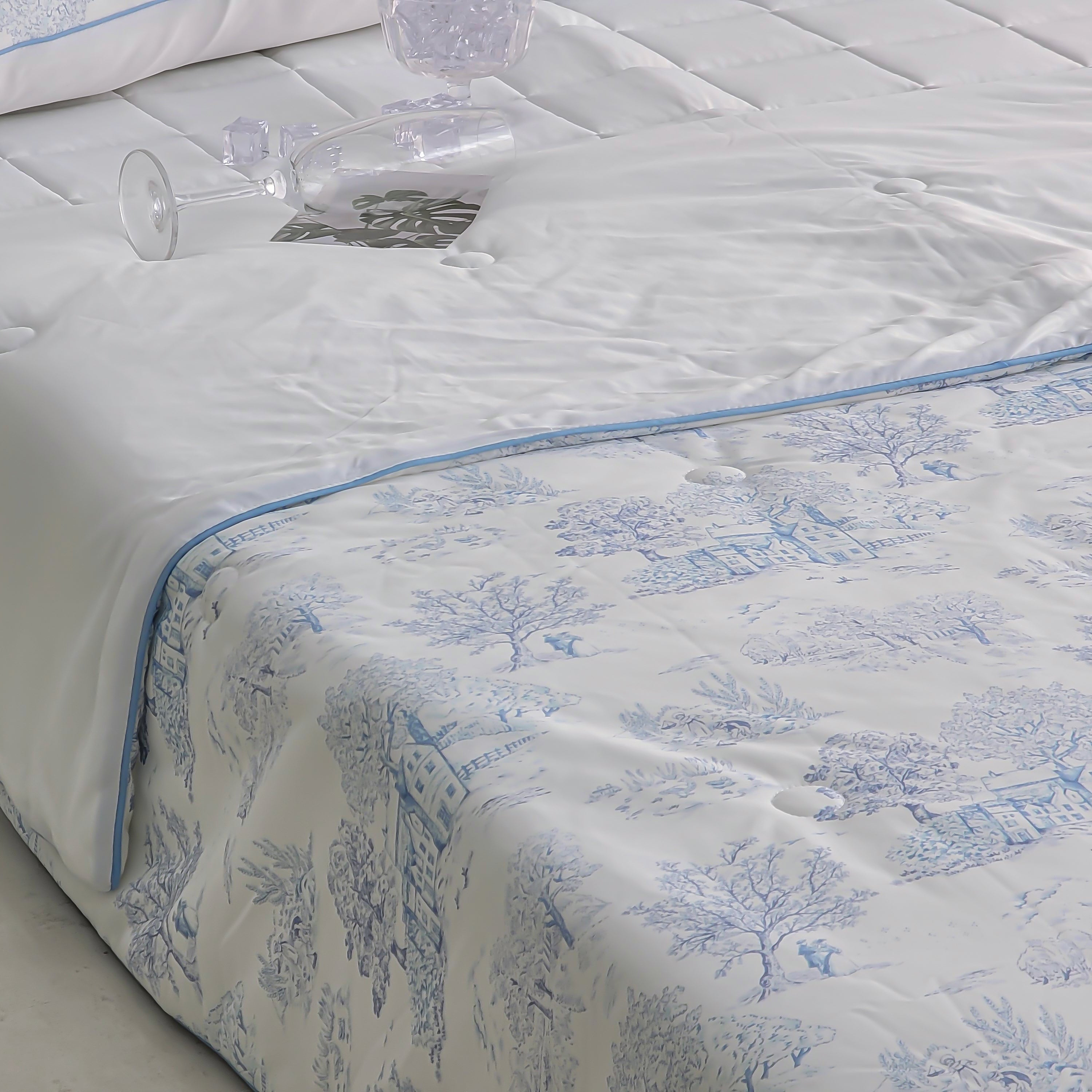 Scenery Cooling Summer Quilt / Landscape Cooling Blanket / Summer Lightweight Blanket / Cool Touch Throw Blanket / Breathable Summer Bedding / Scenery Cooling Cover