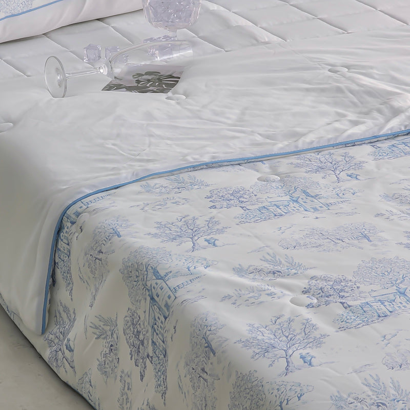 Scenery Cooling Summer Quilt / Landscape Cooling Blanket / Summer Lightweight Blanket / Cool Touch Throw Blanket / Breathable Summer Bedding / Scenery Cooling Cover