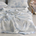 Scenery Cooling Summer Quilt / Landscape Cooling Blanket / Summer Lightweight Blanket / Cool Touch Throw Blanket / Breathable Summer Bedding / Scenery Cooling Cover