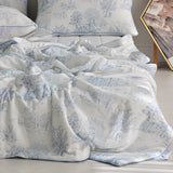 Scenery Cooling Summer Quilt / Landscape Cooling Blanket / Summer Lightweight Blanket / Cool Touch Throw Blanket / Breathable Summer Bedding / Scenery Cooling Cover