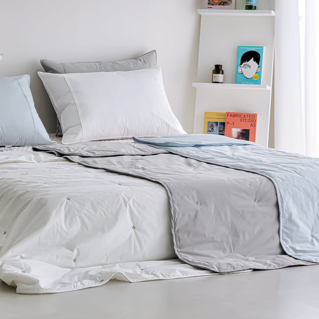 Bass High-Density Cooling  Quilt / Bass High-Density Cooling Blanket / Cool-Touch Summer Quilt / Breathable Cooling Bedding / Premium High-Density Fabric Blanket / Lightweight Summer Cooling Quilt