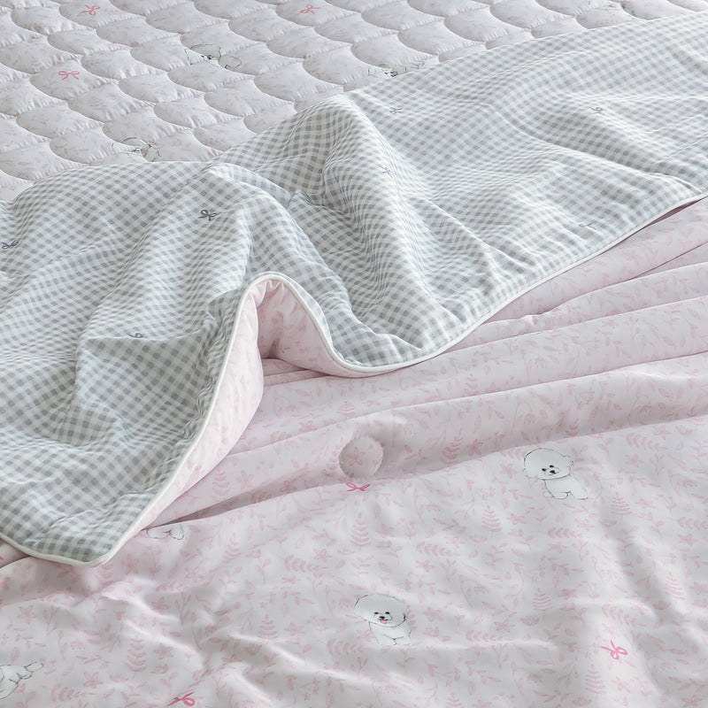 Love Cooling Summer Quilt / Love Cooling Summer Quilt / Cool-Touch Bedding / Lightweight Summer Quilt / Breathable Cooling Blanket / Soft Comfortable Quilt