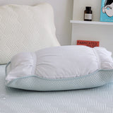Yarn-Dyed Fitted Cooling Bed Pad / Huvis Cooling Fabric / Polyethylene Polyester Blend / Summer Cooling Material / Breathable Cooling Textile / Lightweight Cool Touch Fabric