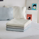 Yarn-Dyed Fitted Cooling Bed Pad / Huvis Cooling Fabric / Polyethylene Polyester Blend / Summer Cooling Material / Breathable Cooling Textile / Lightweight Cool Touch Fabric