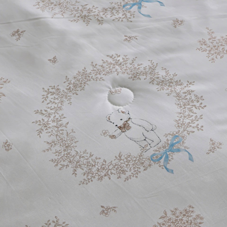Ante Cooling Summer Quilt / Cooling Summer Blanket / Cute Bear Design Bedding / Cool-Touch Sleep Comforter / Temperature-Lowering Quilt / Adorable Bear Cooling Blanket