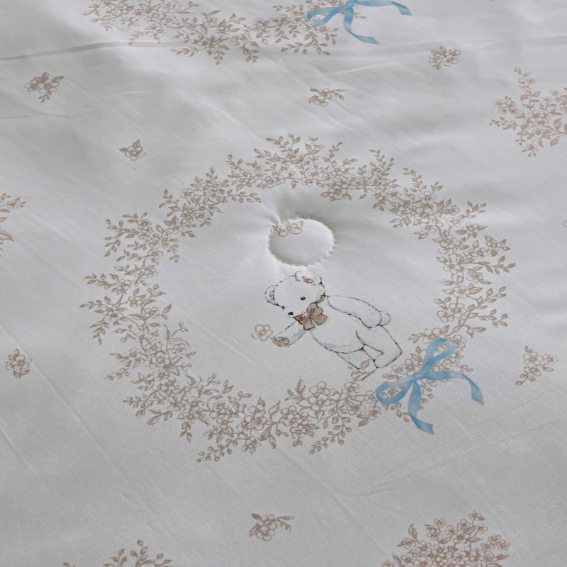 Ante Cooling Summer Quilt / Cooling Summer Blanket / Cute Bear Design Bedding / Cool-Touch Sleep Comforter / Temperature-Lowering Quilt / Adorable Bear Cooling Blanket
