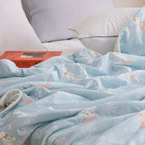 Ante Cooling Summer Quilt / Cooling Summer Blanket / Cute Bear Design Bedding / Cool-Touch Sleep Comforter / Temperature-Lowering Quilt / Adorable Bear Cooling Blanket
