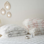 Chanel Pattern Bedding | 100% Modal Fabric | 60-Count High-Density Cotton | Reversible Luxury Quilt | Soft and Breathable Bedding