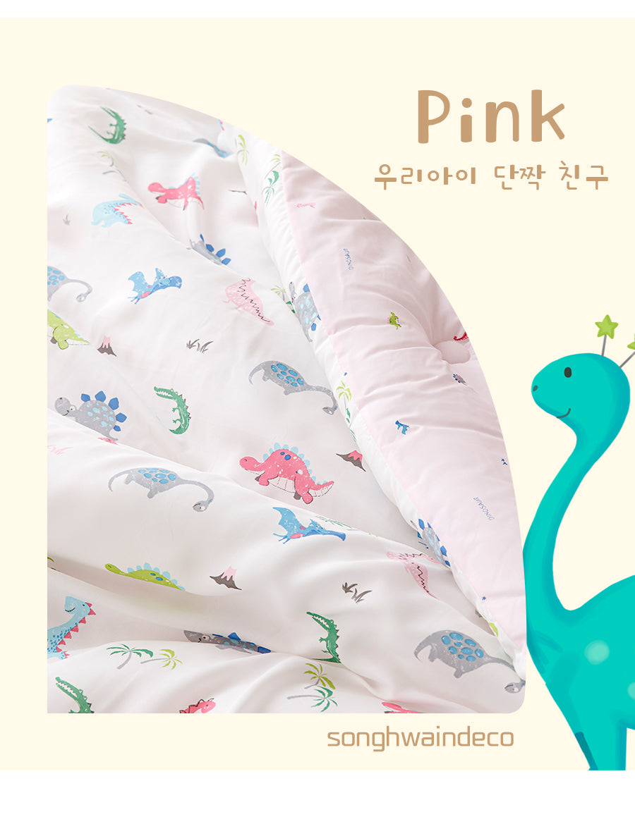 Jurassic Dreams 100% Modal Quilt | soft & breathable | 100% modal fabric | lightweight comforter | cozy all-season quilt | premium kids bedding