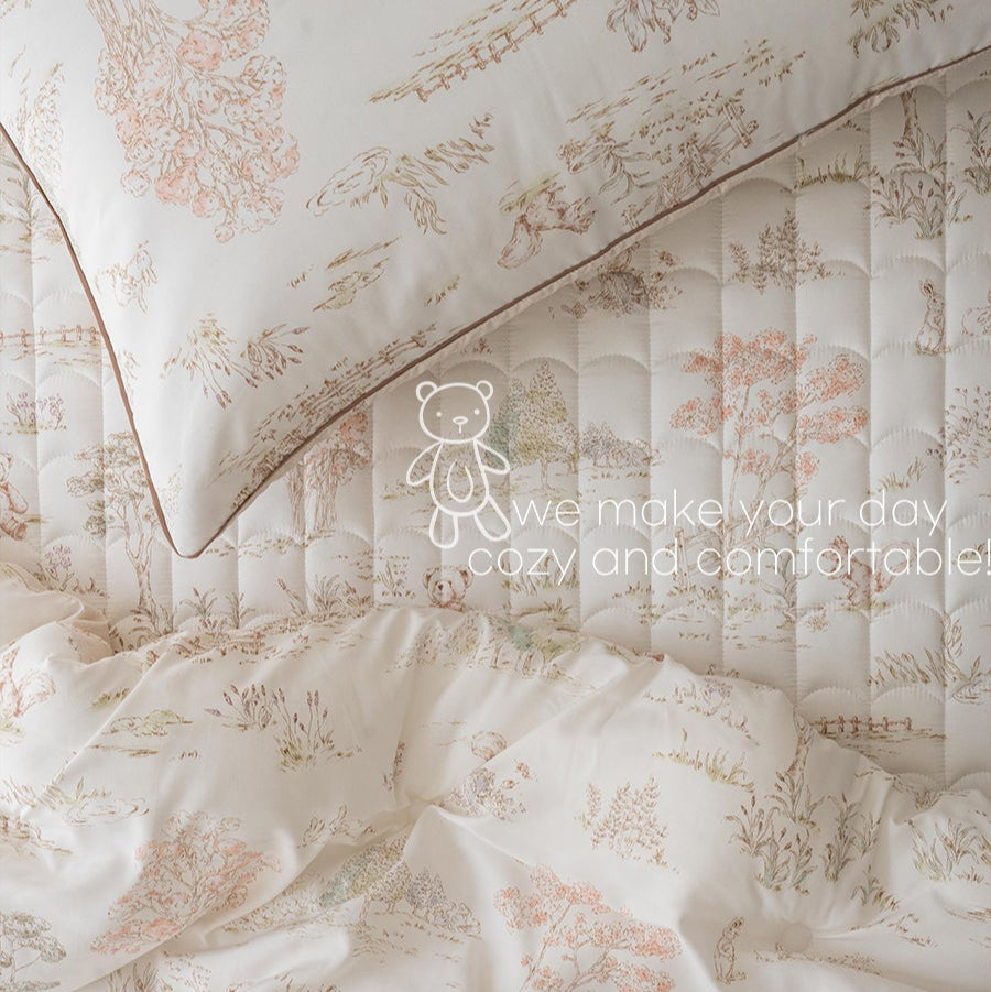 Basic Collagen Modal | Skin-Friendly Fabric | Soft Touch Bedding | Moisture-Retaining Textile | Hypoallergenic Modal Quilt
