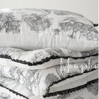 Mongshu 100% Modal | French Style Bedding | Soft Modal Quilt | Luxury French Design | Breathable Modal Fabric