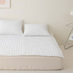 cloud allergy care Mattress pad | micro-washed mattress pad | hypoallergenic bedding | soft & breathable mattress topper | premium quilted bed pad