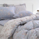 Aurora Semi-Micro Quilt | Korean-Made | Floral Design | All-Season Comfort | One-Piece Construction | Soft and Durable | Easy to Wash