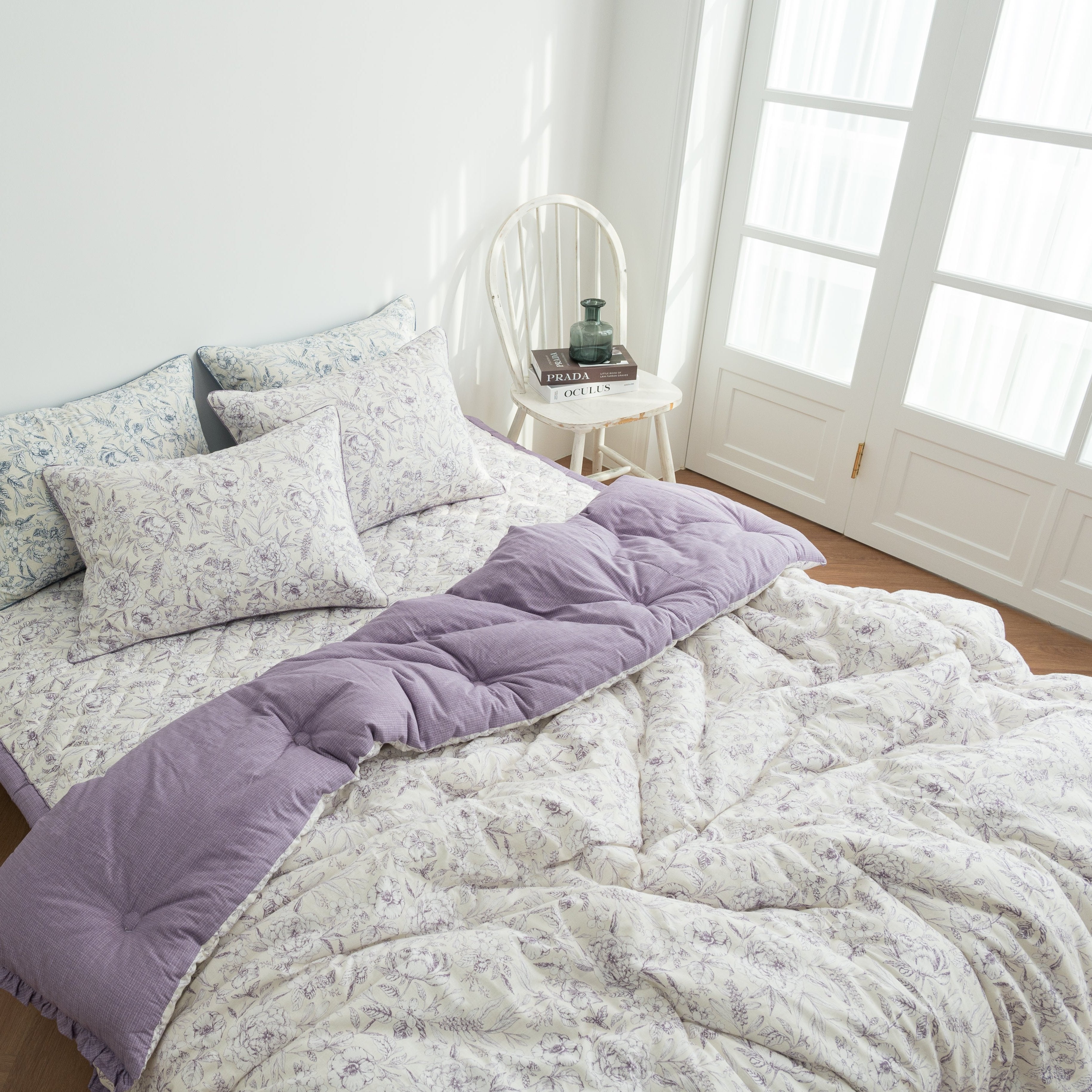 Glory Unbleached Cotton Quilt | 100% Natural Cotton | Corn Fiber Filling | Lightweight and Breathable | Made with Eco-Friendly Materials | Soft and Comfortable | Perfect for Year-Round Use