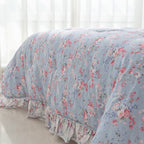 Roseville Modal Spread | 100% Natural Modal | Ultra-Soft and Smooth | Eco-Friendly Material | Elegant Floral Design | Perfect for Sensitive Skin | Breathable and Comfortable | Korean-Made | Ideal for Year-Round Use