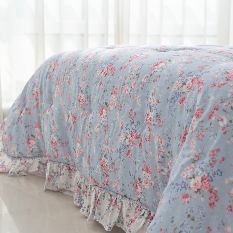 Roseville Modal Spread | 100% Natural Modal | Ultra-Soft and Smooth | Eco-Friendly Material | Elegant Floral Design | Perfect for Sensitive Skin | Breathable and Comfortable | Korean-Made | Ideal for Year-Round Use