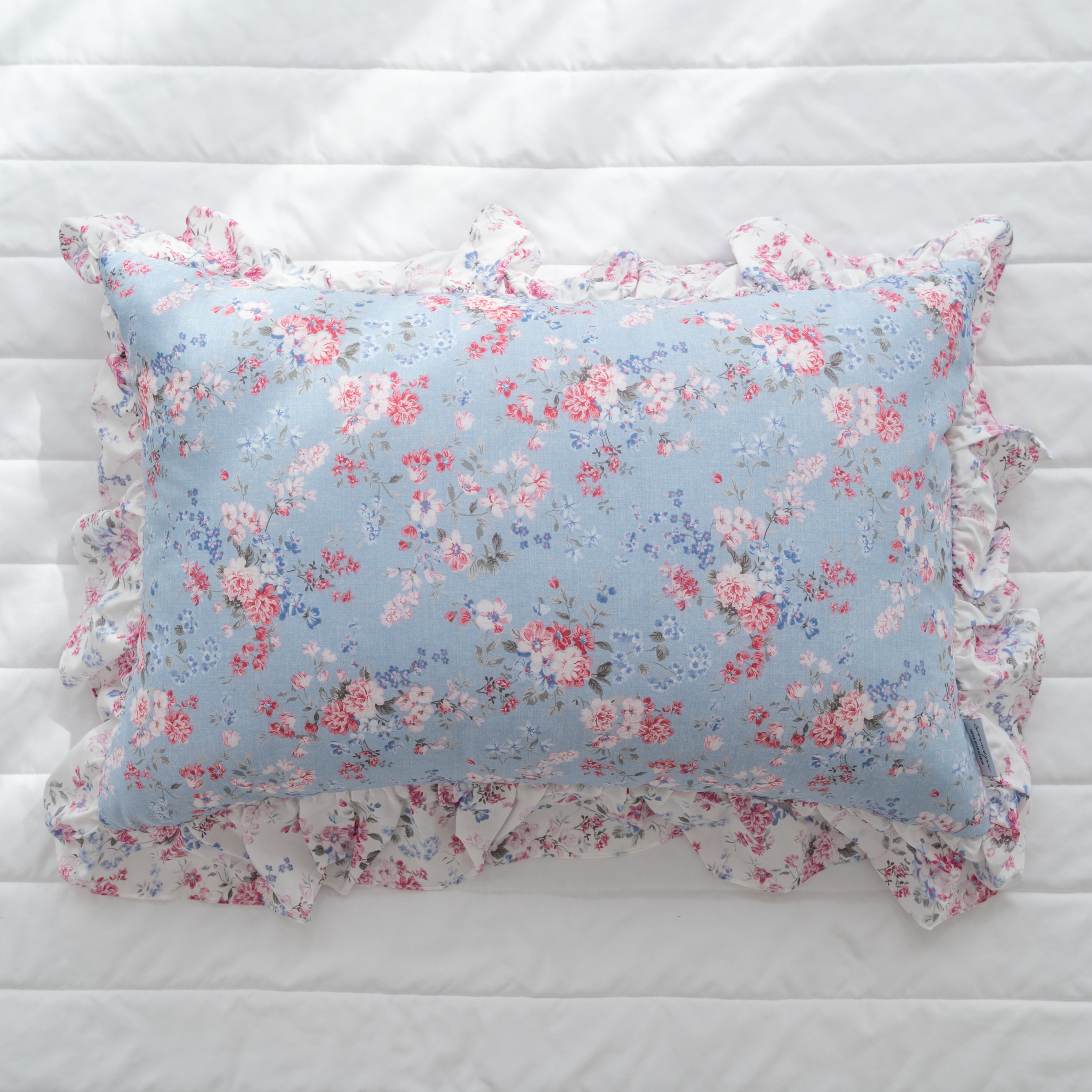 Roseville Modal Pillow Cover | 100% Natural Modal | Ultra-Soft and Smooth | Eco-Friendly Material | Elegant Floral Design | Perfect for Sensitive Skin | Breathable and Comfortable | Korean-Made