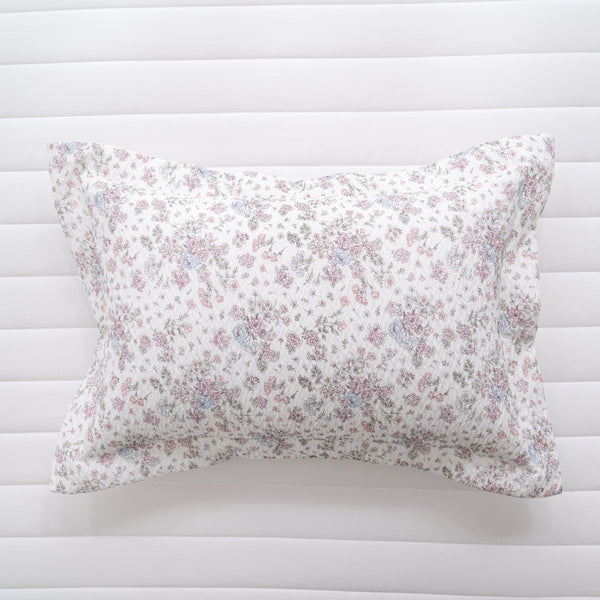 Aurora Ripple Pillow Cover | Soft Floral Design | Cooling and Breathable | Lightweight and Easy to Wash | Ideal for Summer Nights