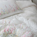 Wedding Quilt / Wedding Bedding Set / Floral Pattern Quilt / Romantic Bedroom Decor / Soft White Comforter / Elegant Bridal Gift