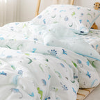 Jurassic Dreams 100% Modal Quilt | soft & breathable | 100% modal fabric | lightweight comforter | cozy all-season quilt | premium kids bedding