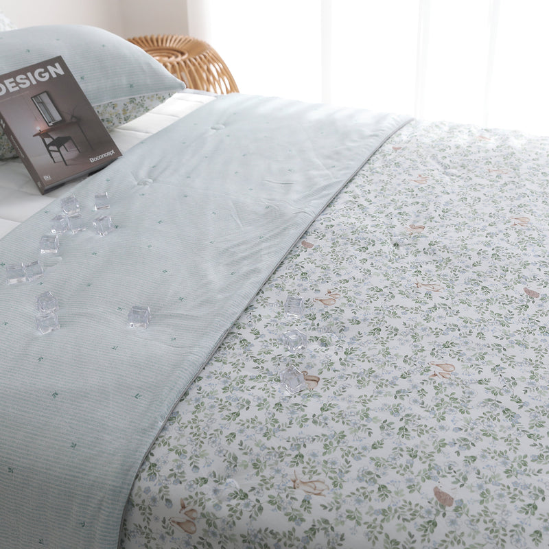 Bandi Cooling Summer Quilt / Cooling Blanket / Summer Lightweight Blanket / Cool Touch Throw Blanket / Breathable Summer Bedding /  Cooling Cover