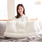 Milk Pillow | Waterproof Cervical Pillow | Latex Neck Support | 5-Zone Structure for Optimal Comfort | Best-Selling in Korea | Ergonomic Design | Relieves Neck and Spine Stress