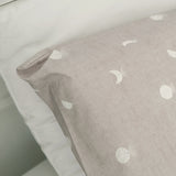 Antibacterial Allergy Care Pillow Cover with Moon Pattern for Milk Pillow