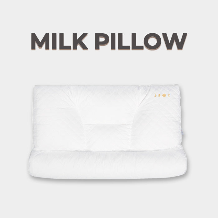 Milk Pillow | Waterproof Cervical Pillow | Latex Neck Support | 5-Zone Structure for Optimal Comfort | Best-Selling in Korea | Ergonomic Design | Relieves Neck and Spine Stress