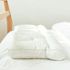 Milk Pillow Alpha | Waterproof Cervical Pillow | Latex Neck Support | 5-Zone Structure for Optimal Comfort | Best-Selling in Korea | Ergonomic Design | Relieves Neck and Spine Stress